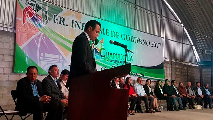 Se redoblarán esfuerzos en 2018: alcalde de Cuapiaxtla