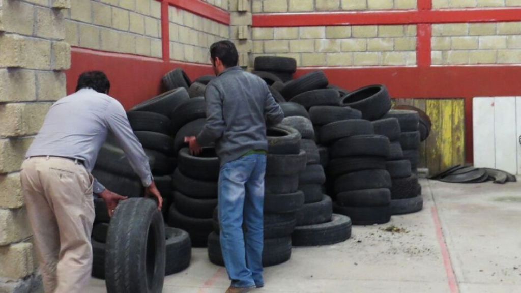 Mantiene ayuntamiento Tlaxcala recolección de pilas y neumáticos