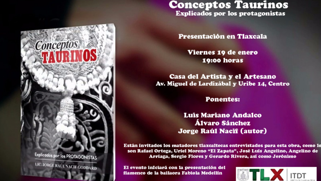 Presentará ITDT el libro Conceptos taurinos