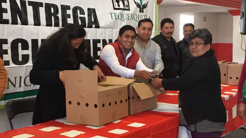 Apoyos agropecuarios fluyen en Tequexquitla