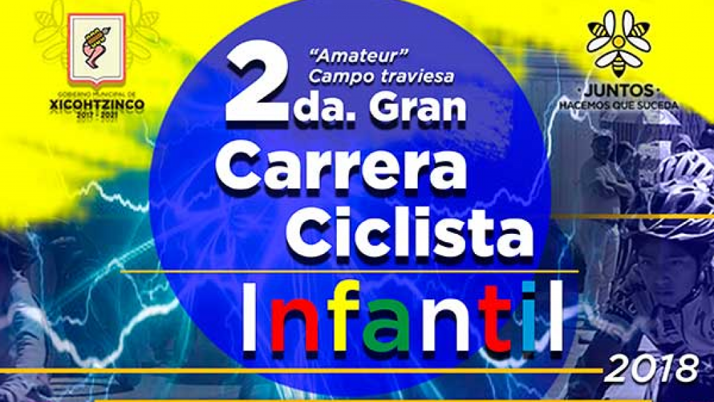 Carrera ciclista infantil