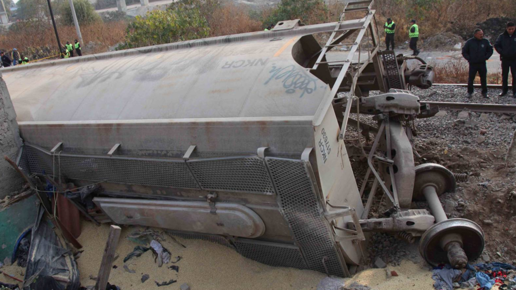 Un accidente ferroviario mata a cinco personas en México