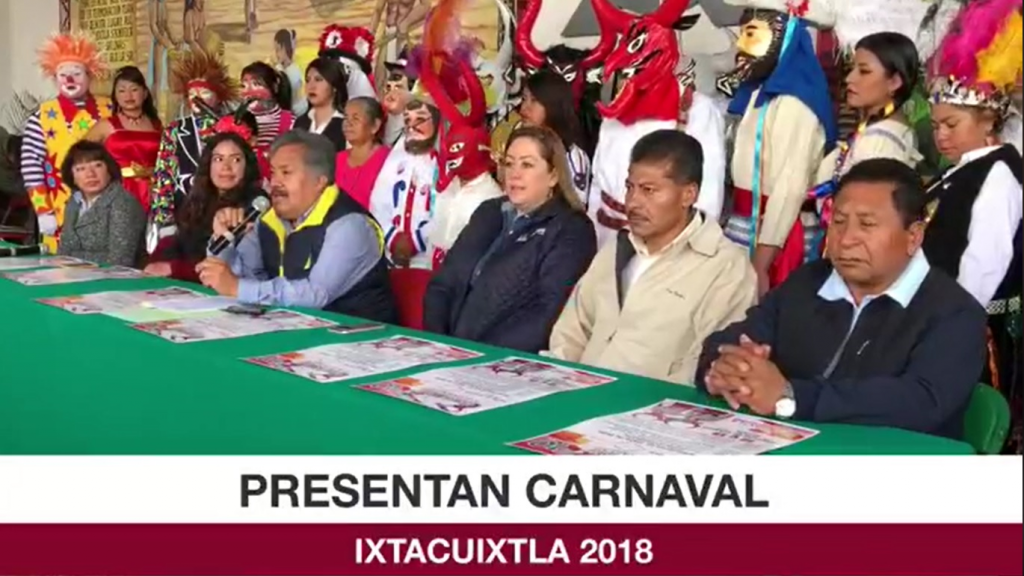 Presentan actividades del Carnaval Ixtacuixtla 2018