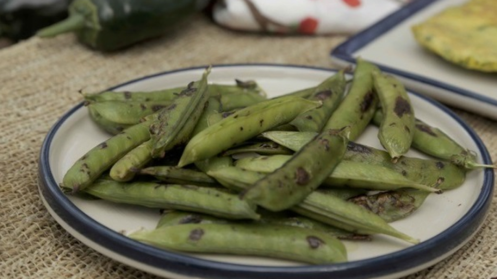 Chícharos al comal