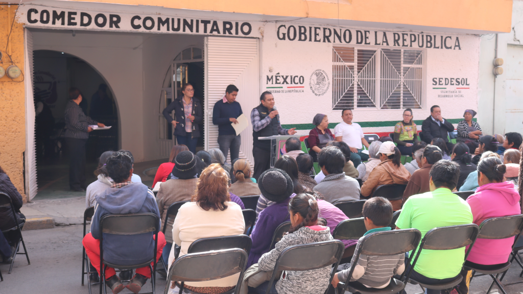 Chiautempan y Sedesol inauguran comedor comunitario