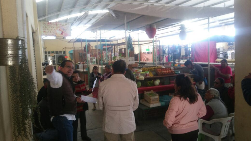 Iniciarán proyecto de fachada del Mercado de Ixtenco