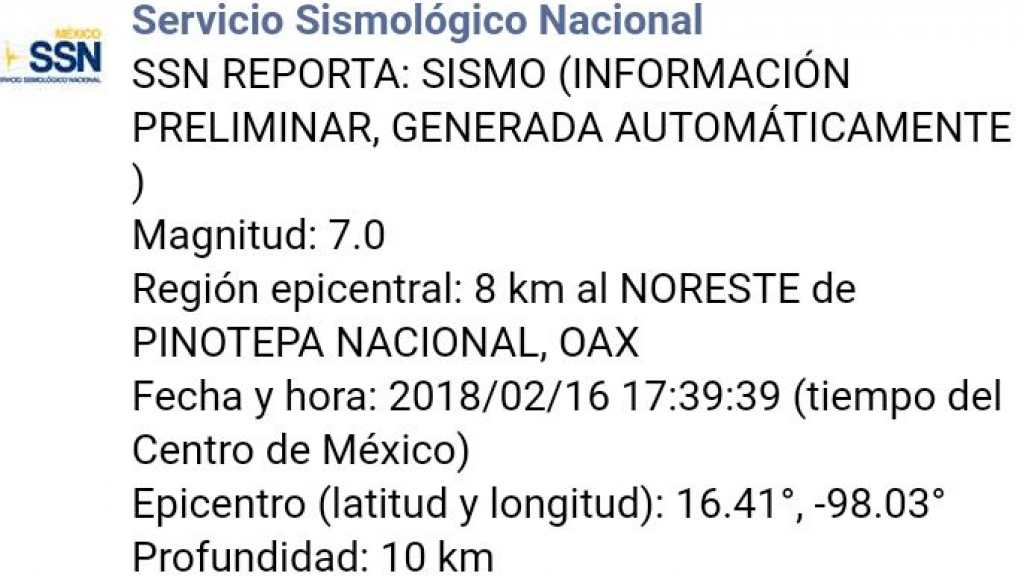 Sólo un susto dejó el sismo de esta tarde