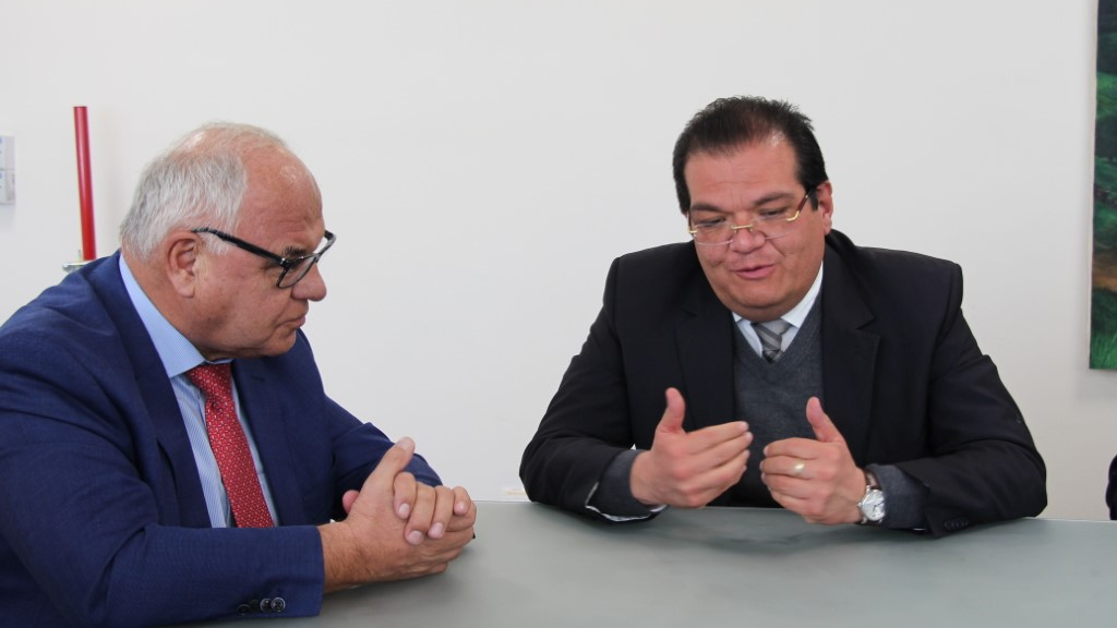Se reúne Presidente de Sánchez Jasso, con el Presidente de CEBI