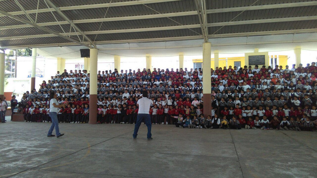 Lectura en las escuelas de Zacatelco