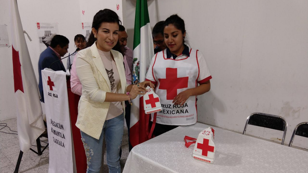 Arranque de la colecta de la Cruz Roja 2018 en Tequexquitla