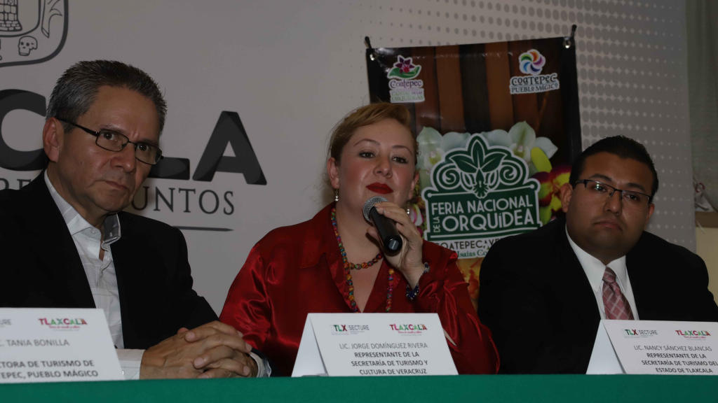 Presentan feria nacional de la orquídea de Coatepec, Veracruz