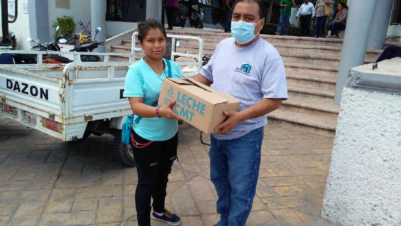 93 familias de Lardizábal son beneficiadas con insumos a bajo