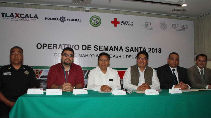 Presentan operativo semana santa 2018