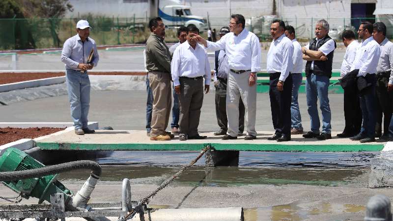 Pone Mena en operación planta de tratamiento industrial de agua