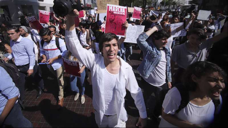 La desaparición de cuatro estudiantes en Jalisco