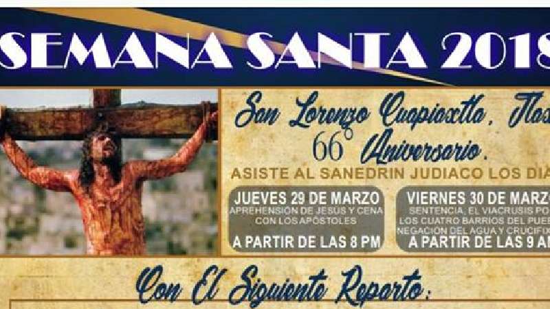 Semana santa en Cuapiaxtla