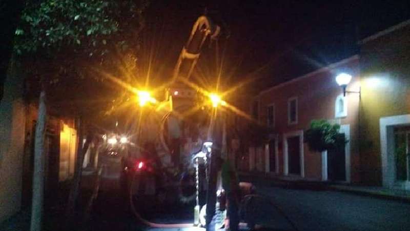 Trabajos nocturnos de desazolve en la capital