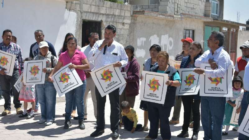 Inauguran otra obra en Natívitas gracias al trabajo coordinado