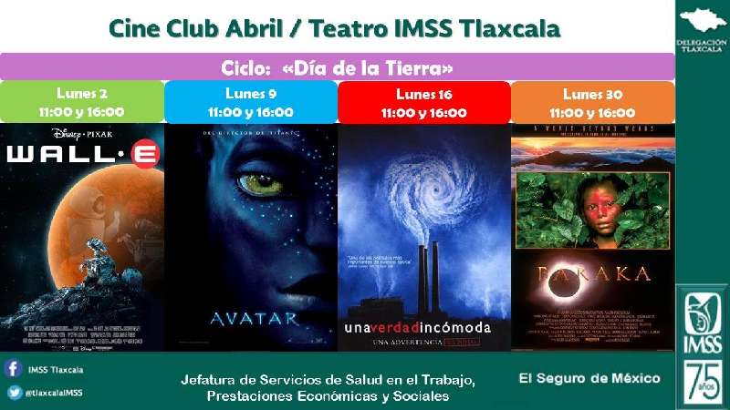 IMSS invita al ciclo de cine “día de la tierra” 