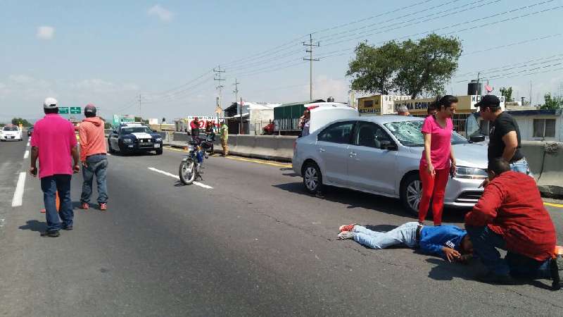 Arrollan a joven en carretera México-Veracruz