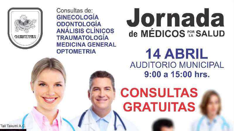 Jornada gratuita de Salud en Chiautempan