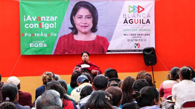 Mayor presupuesto a sector salud, propone Blanca Águila