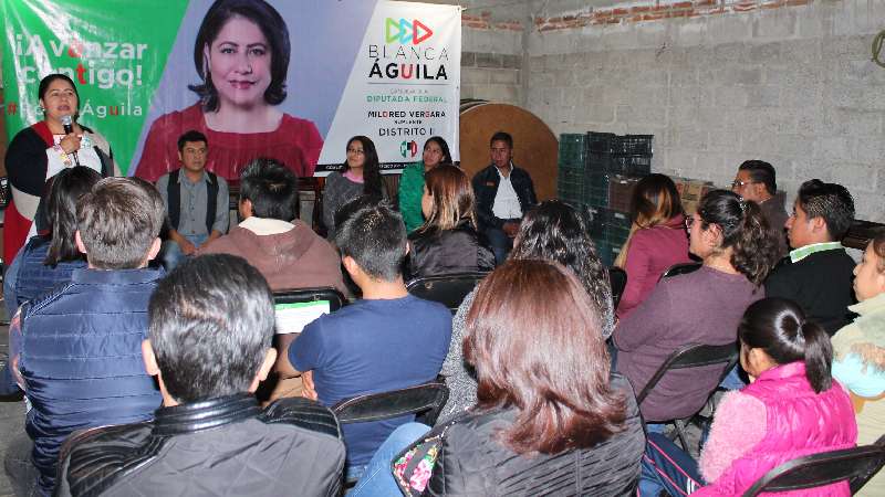 Leyes para juventud, compromiso de Blanca Águila