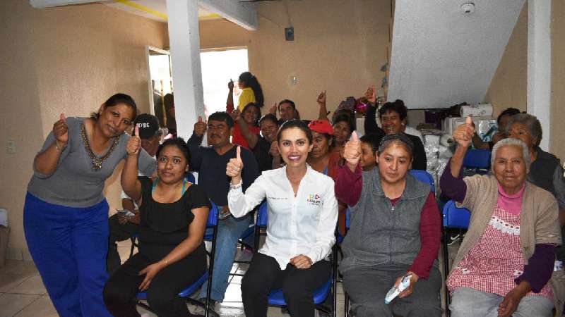 Obras de impacto en distrito 3 gestionará Sandra Corona