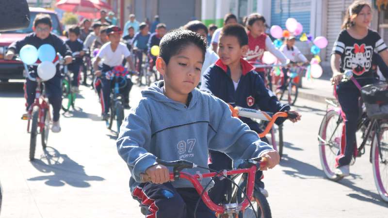Con gran rodada conmemora Chiautempan Día Mundial de la Bicicleta
