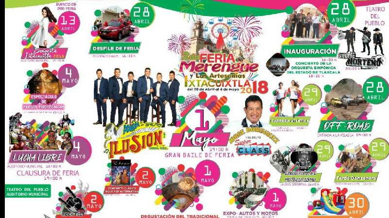 Cartel de feria del Merengue y las Artesanías 2018