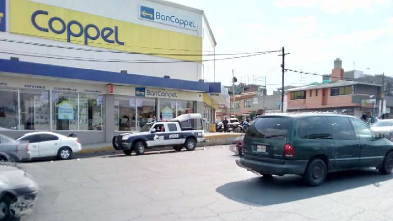 Asaltan Coppel de Apizaco