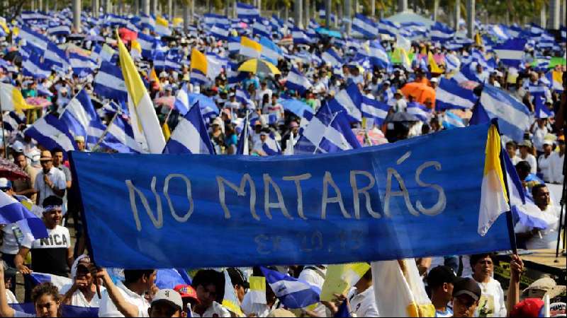 Nicaragua se vuelca en una gigantesca marcha contra Ortega