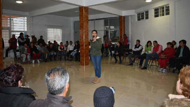 Tecopilco, Xaltocan, Hueyotlipan y Muñoz con Sandra Corona