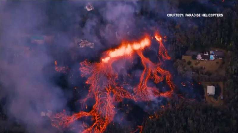 La lava del Kilauea devora una veintena de casas en Hawái