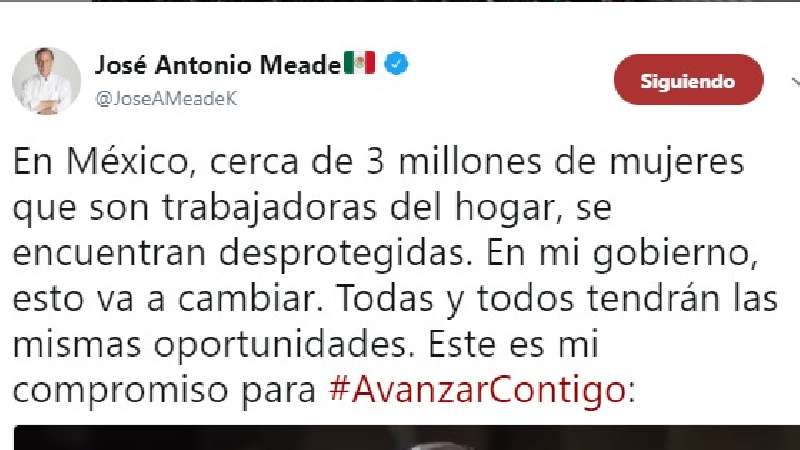 Seguridad social para empleadas domésticas: Meade