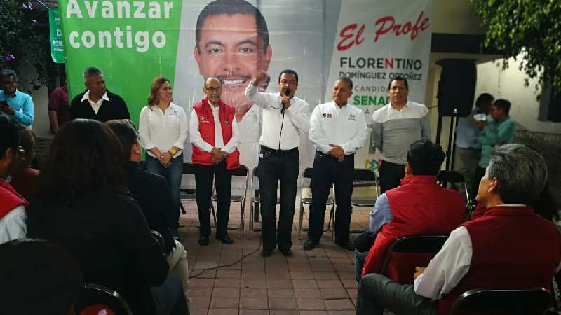 Arturo Zamora dice con Florentino Domínguez ganaremos la elección