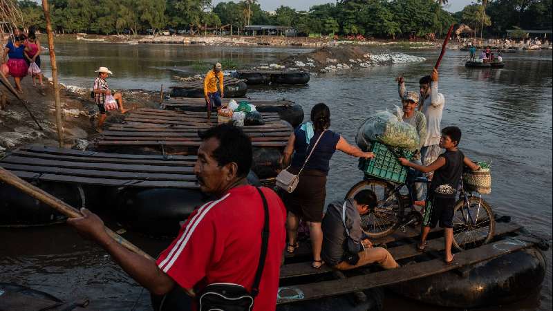 El fantasma del miedo al migrante agita la frontera sur de México