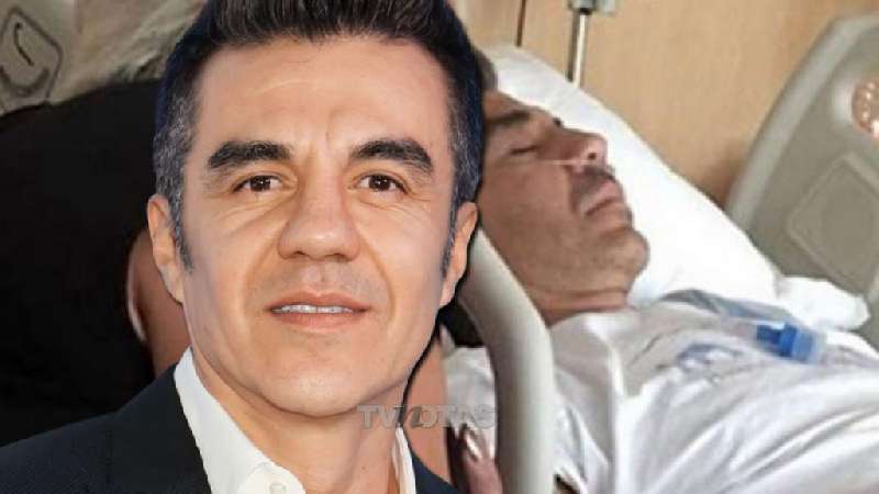 Adrián Uribe después de estar en terapia intensiva