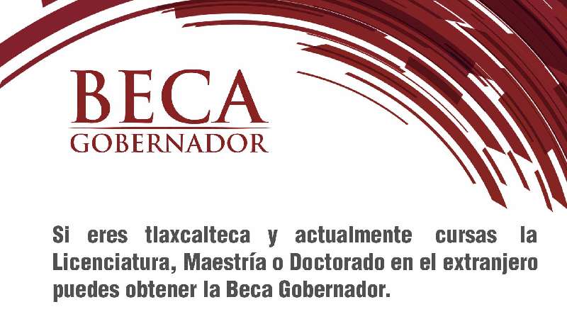 Sigue vigente registro para la beca gobernador