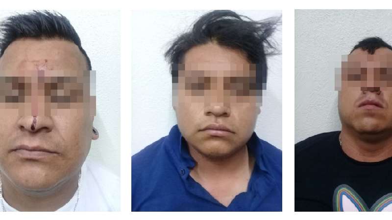 Banda es detenida en Chiautempan