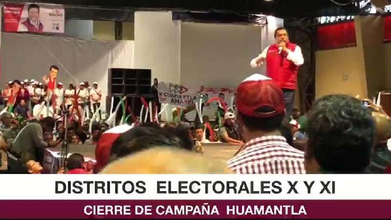 Cierre de campaña en Huamantla