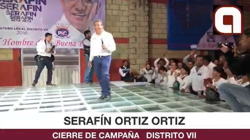 Vamos al Congreso a hacer buena política: Serafín Ortiz