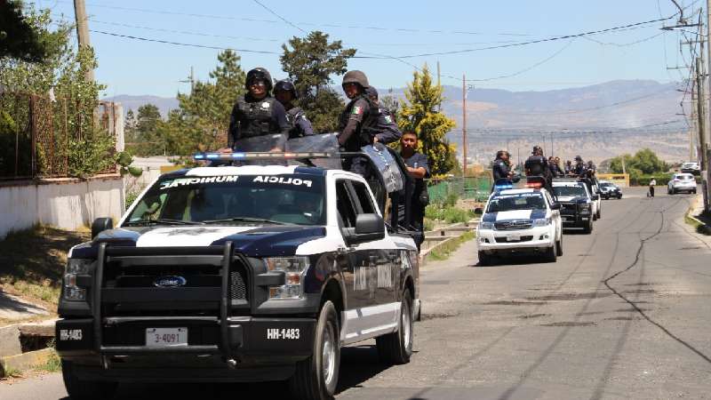 Listo operativo de seguridad por elecciones en Huamantla