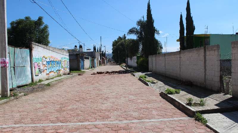 Obras urbanas en Ixtacuixtla
