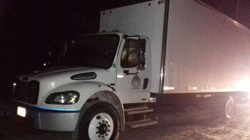 La CES ubicó y aseguró en Tequexquitla un camión robado