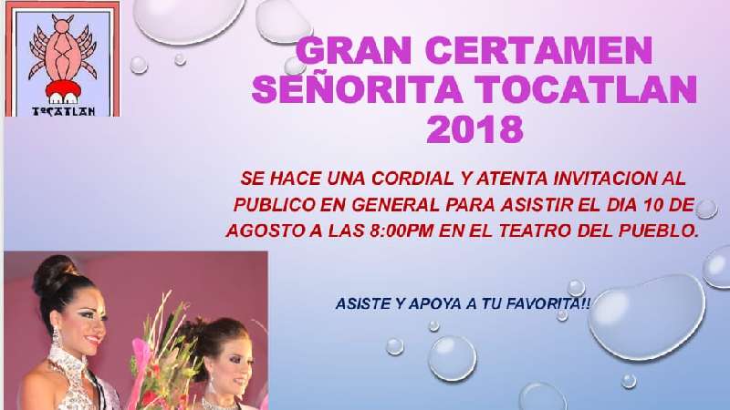 Señorita Tocatlán 2018