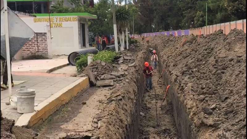 Colector sanitario de Panotla evitará inundaciones
