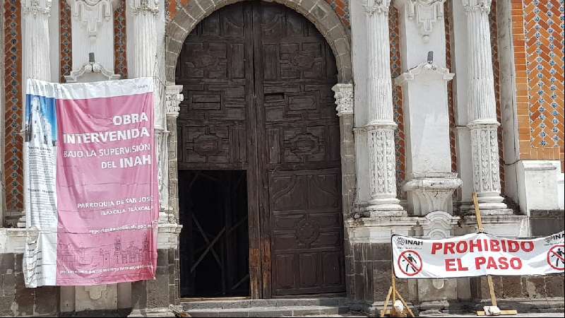 Tardarán un año trabajos de reparación en la iglesia de San José