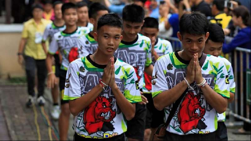 Los niños de la cueva de Tailandia