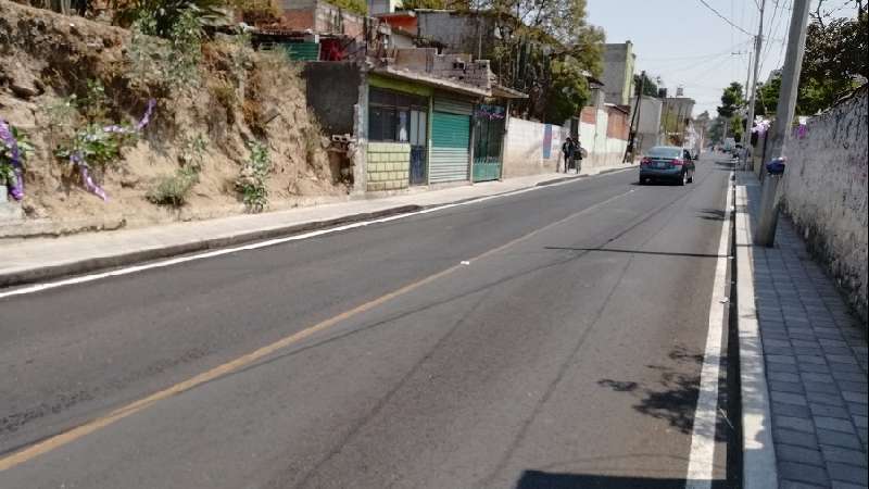 Concluye Secoduvi rehabilitación de calles en Totolac